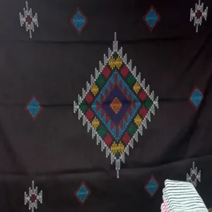 Authentic Moroccan carpet, the original Chefchaouen carpet, Brown